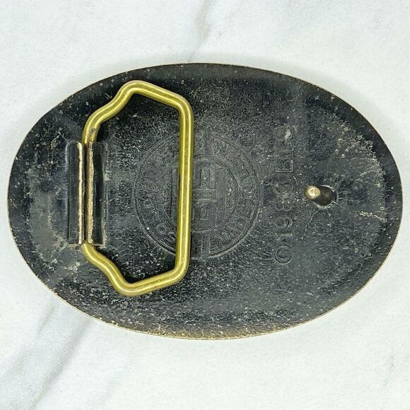 BTS Vintage 1983 Robert J Jenkins Webster Texas Belt Buckle Made in USA ✨ - Picture 6 of 9